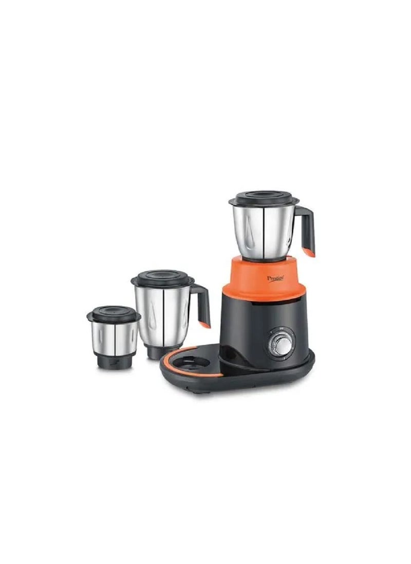 PRESTIGE - Prestige Stack-O-Mix 750 W Mixer Grinder with 3 Ss Jars, Black & Orange - Image 1