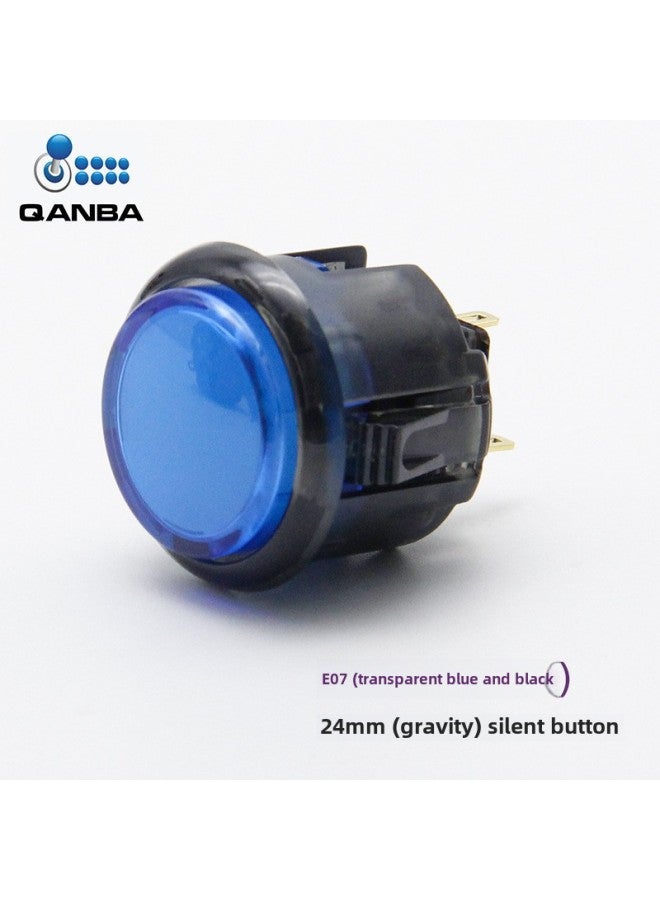 Qanba Gravity Ks Rapid Silent Street Fighter Arcade Button 30/24mm Mechanical Axis Quick Fire Digital Computer Game Joystick-Product Color:E07   24mm  - Image 1