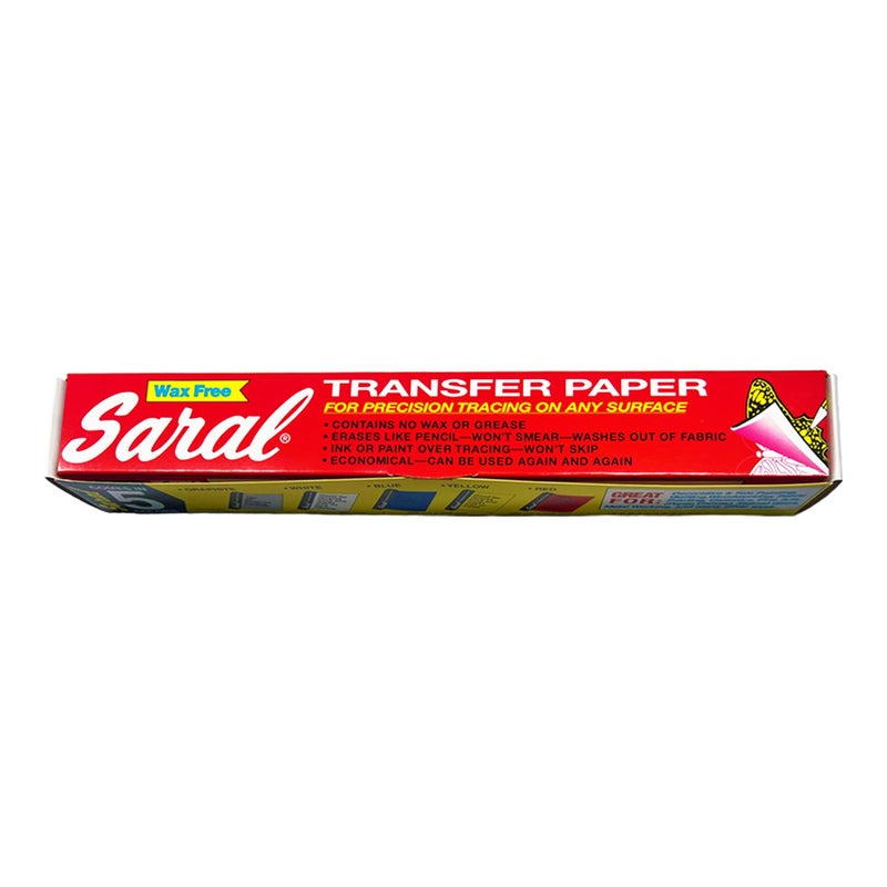 Saral Paper Corp ورق نقل خالي من الشمع من شركة سارال - أبيض - 12 بوصة × 12 قدم لفافة - Image 4