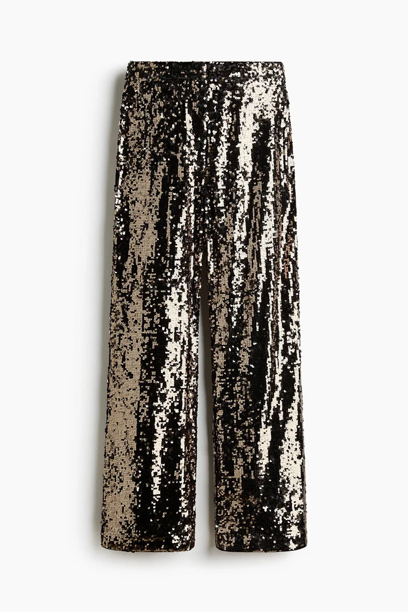 H&M Sequined trousers