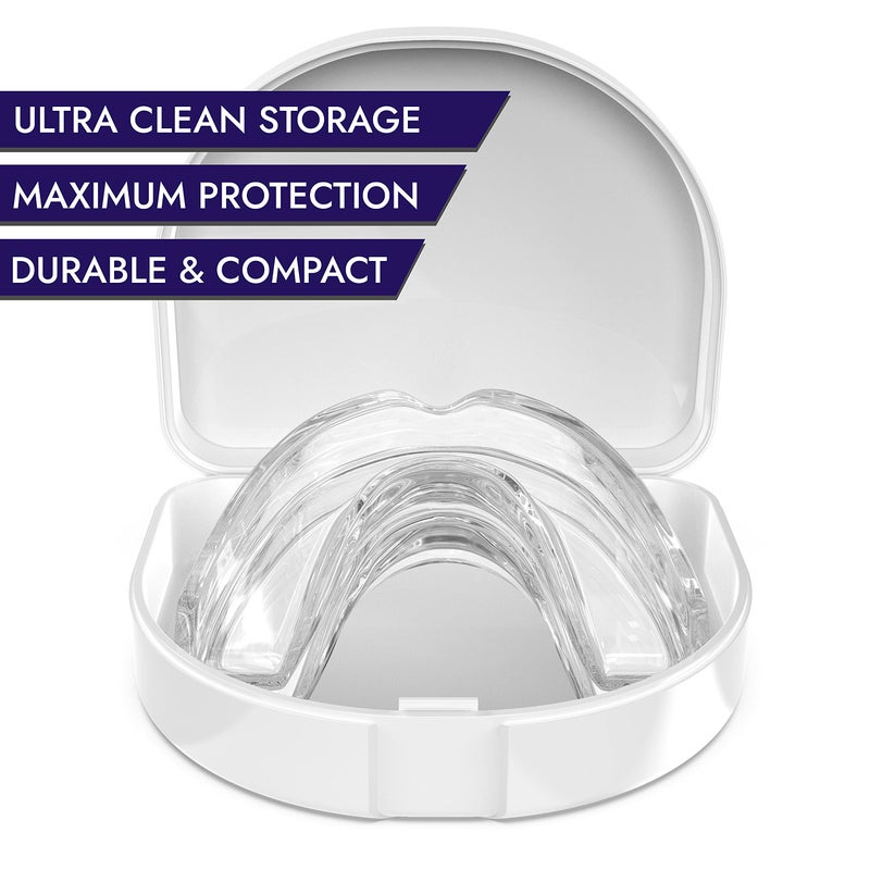 NovaWhite Teeth Whitening Trays - Moldable, Trimmable, Custom Fit, Comfortable, BPA FREE, Latex Free, Dental Grade Guard - (4) Mouth Trays, Hygienic Case â€“ Easy to Mold, Mouth Tray for Tooth Whitening - Image 5