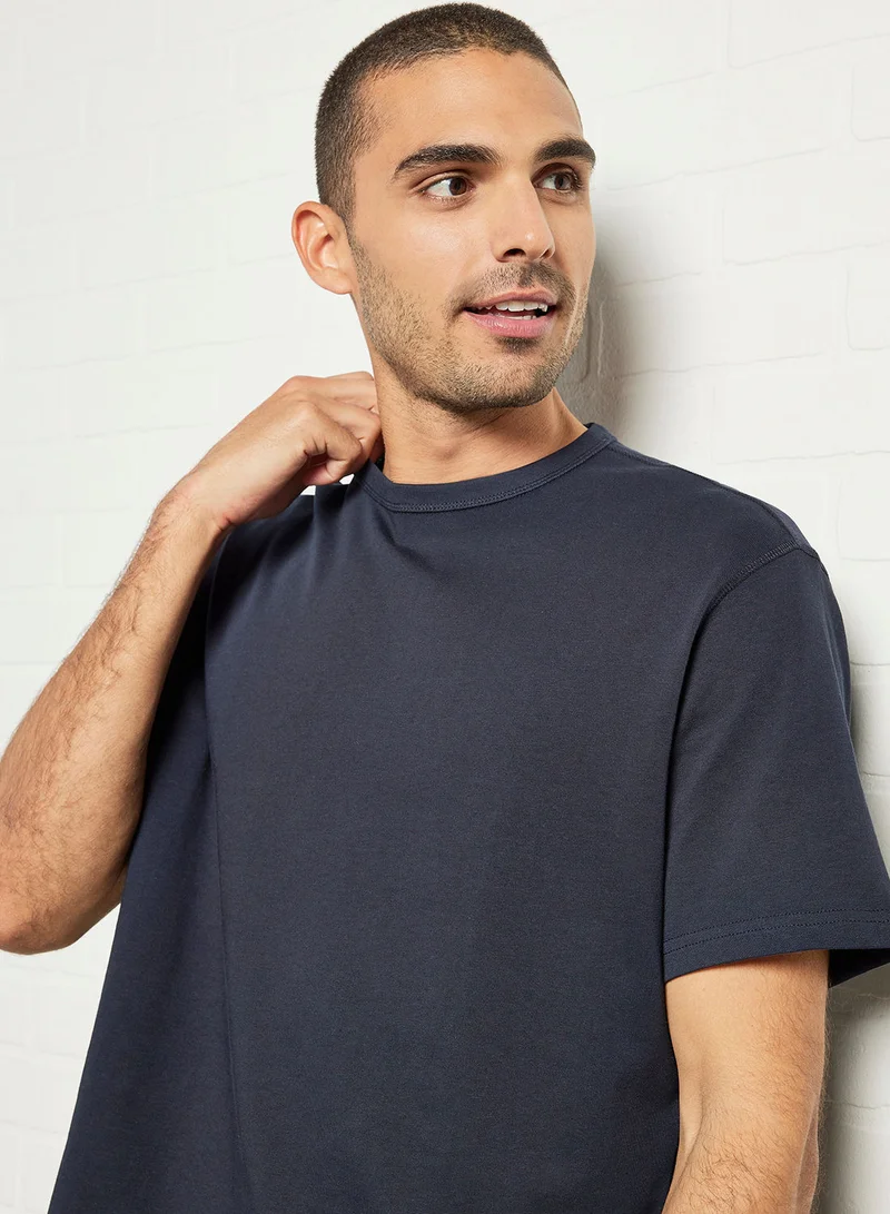 MANGO Relaxed Fit Cotton T-Shirt