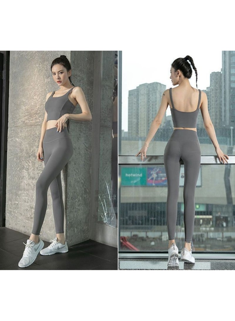 EBMINI New Pilates Yoga Training Fitness Clothing Set