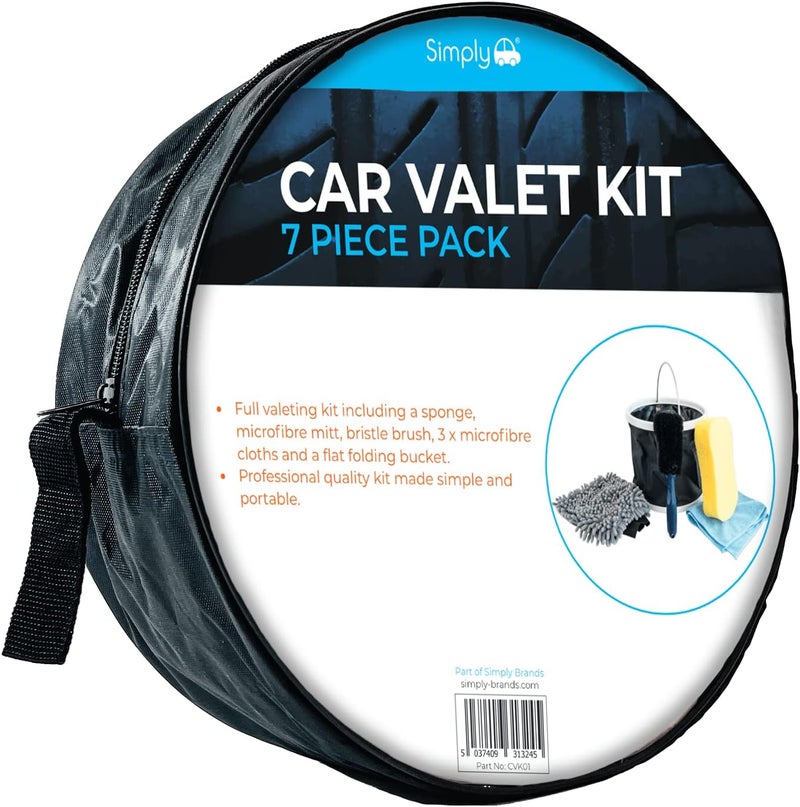 Simply Auto CVK01 Professional 7 Piece Car Valeting Kit - Image 1
