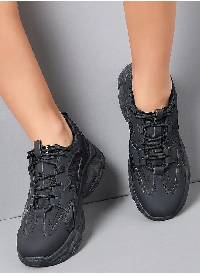 Styli Chunky Monochrome Sneakers