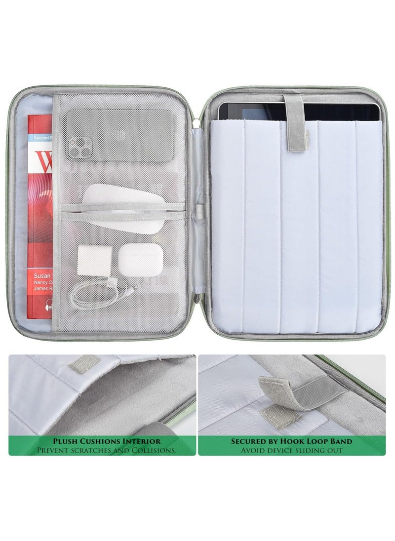 Rock Pow - 12.9 Inch 13 inch Tablet Sleeve Bag Compatible with iPad Air 13 inch(M3/M2) 2025/2024 iPad Pro 13 inch M4 2024, S10+ 12.4 inch 2024/iPad Pro 12.9 M2 2022/2021/2020,Surface Laptop Go 12.4" Galaxy Tab S7+S8+/S9+/S9FE+ 12.4" 2022/2023 Generation with Magic Keyboard/ Smart Keyboard Folio Carrying Case - Image 1