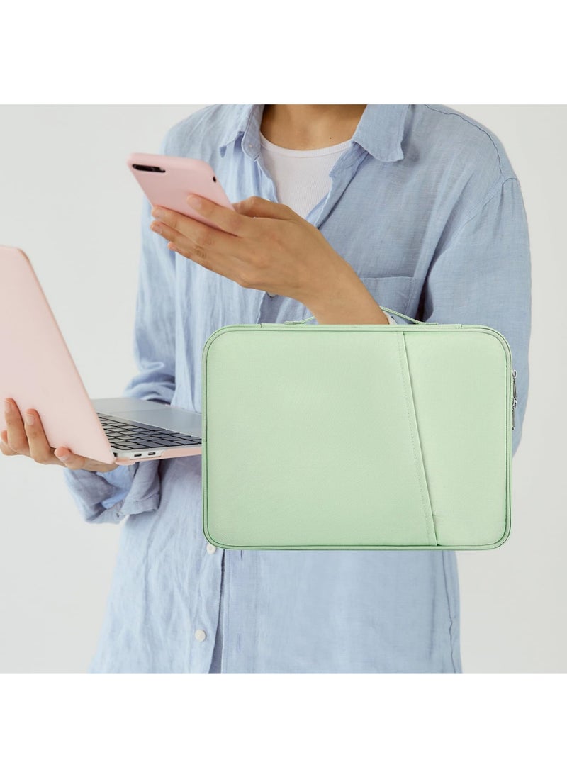 Rock Pow - 12.9 Inch 13 inch Tablet Sleeve Bag Compatible with iPad Air 13 inch(M3/M2) 2025/2024 iPad Pro 13 inch M4 2024, S10+ 12.4 inch 2024/iPad Pro 12.9 M2 2022/2021/2020,Surface Laptop Go 12.4" Galaxy Tab S7+S8+/S9+/S9FE+ 12.4" 2022/2023 Generation with Magic Keyboard/ Smart Keyboard Folio Carrying Case - Image 1