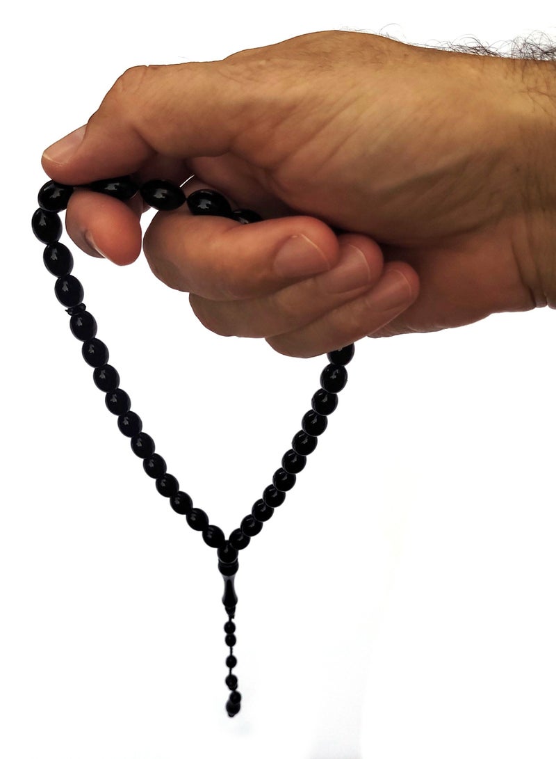 Alwan خواتم الصلاة الإسلامية 33 عدداً - سوداء - Image 2