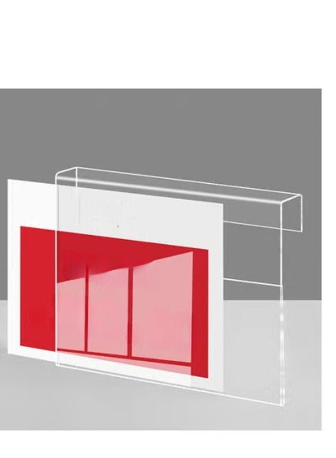 Eckek  Acrylic Sign Holder Price Tag Displays Sign Holder Ads Display Stand for Retail Store Clothing Price - Image 3