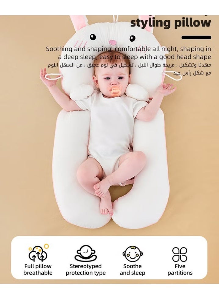 Gonice Baby Nursing Pillow, Baby Head Shaping Pillow, Newborns Nursing Sleeping Pillow, Infant Head Support with U-shaped Legs For Boys and Girls, Superior Quality, Adjustable and Removable - Image 5