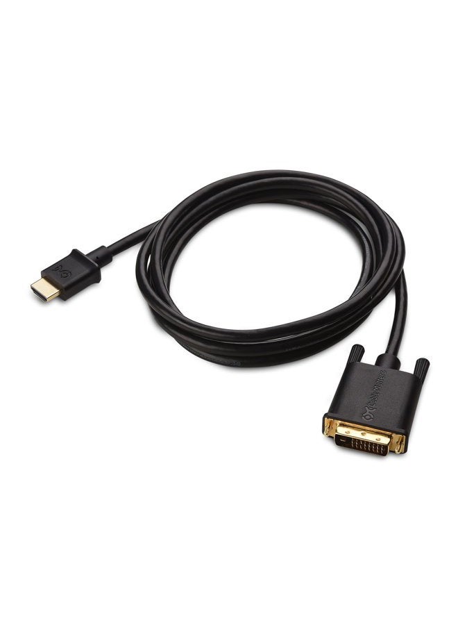 Cable Matters كابل HDMI إلى DVI ثنائي الاتجاه بتصنيف CL3 (DVI إلى HDMI) بطول 1.8م - Image 2
