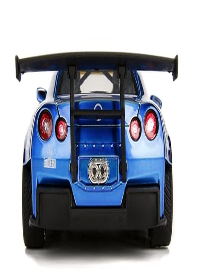 Jada Toys JDM Tuners 1:24 2009 Nissan GT-R R35 Ben Sopra Die-cast Car - Opening Doors, Hood, Trunk, Rubber Tires - Image 4