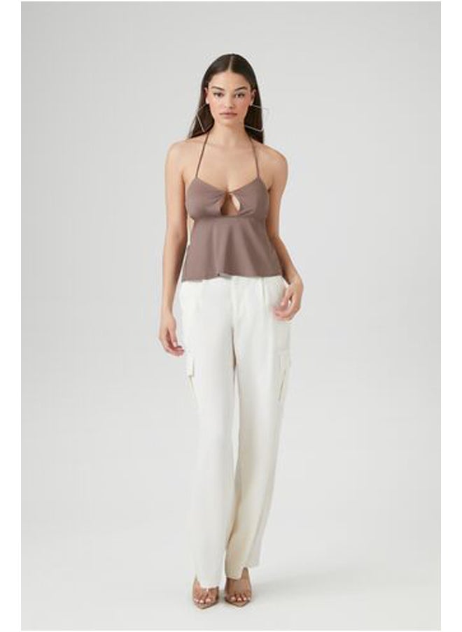 FOREVER 21 - Tie-Back Cutout Halter Cami - Image 1