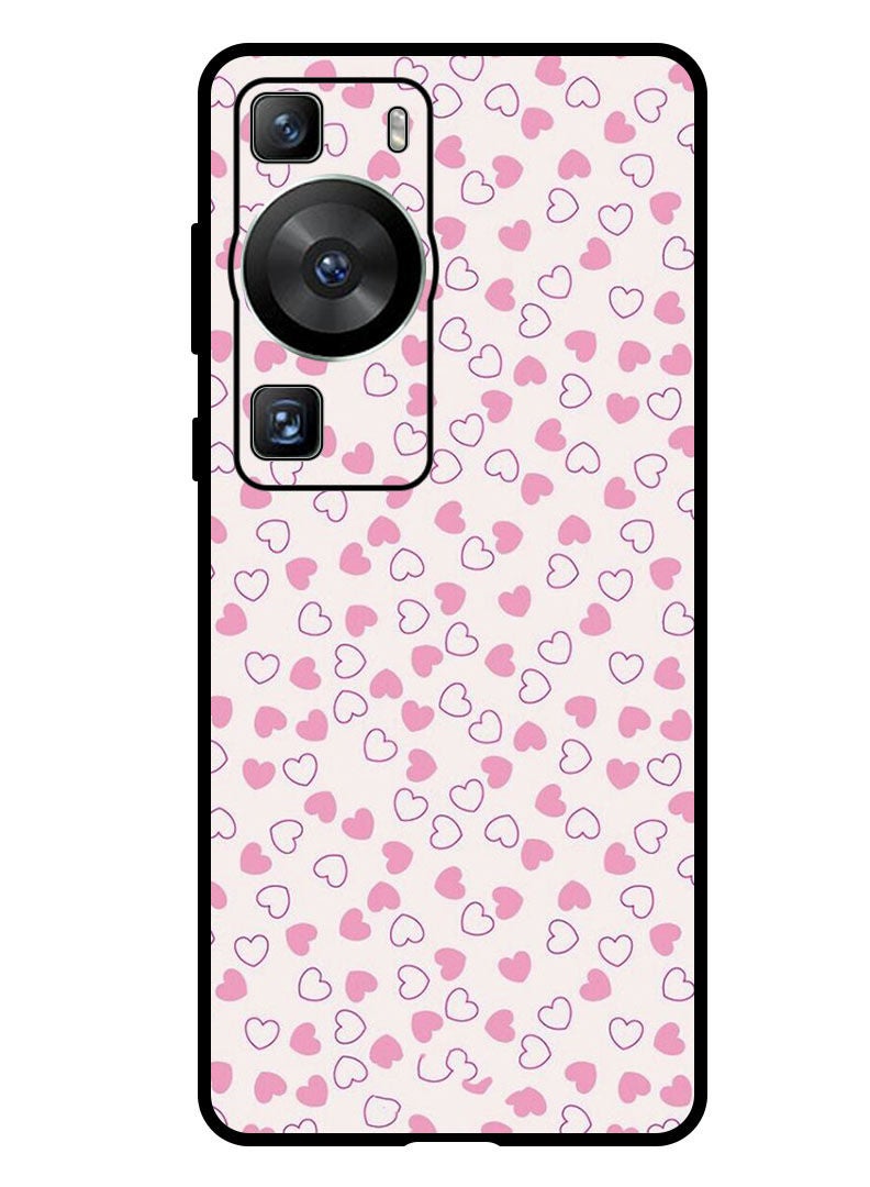 Theodor Protective Case Anti Scratch Shock Proof Bumper Cover For Huawei P60/ P60 Pro Small Hearts - Image 1