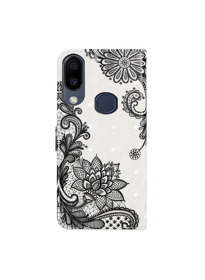 S-TOP Case For Samsung Galaxy A40 Oil Embossed 3D Drawing Leather Phone Case - Image 3