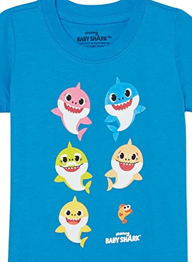 Pinkfong Baby Shark Doo Family Short Sleeve T-Shirt - Image 4