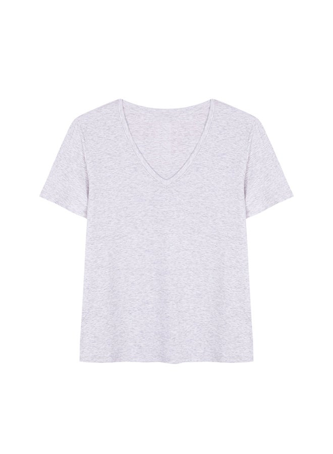 women'secret ribbed short sleeve t-shirt - Image 3