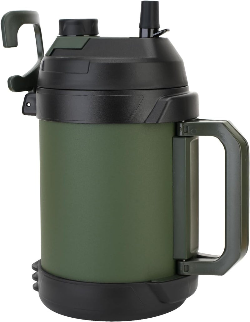 Hydraful Gallon Jug, 128oz Large Insulated Stainless Steel Sports Water Jug, Large Triple Wall Vacuum Insulation Water Bottle-Keeps Cold up to 48 Hrs-Sweat Proof,for Gym, Hiking & Camping - Image 1