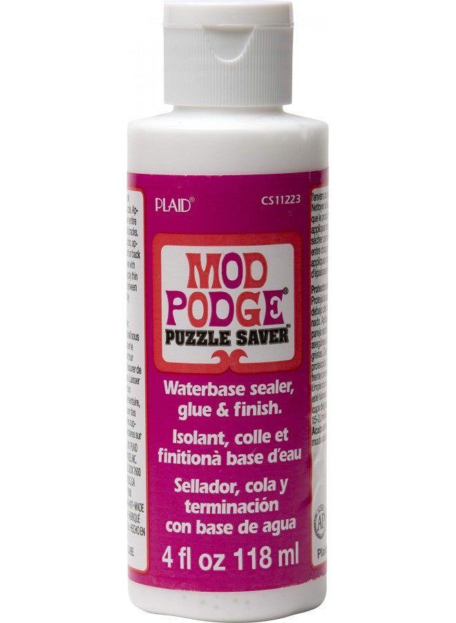 Mod Podge Puzzle Saver (4-Ounce), CS11223, 4 oz, 4 Fl Oz , White - Image 1