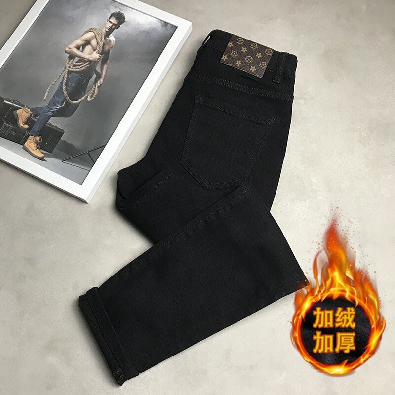 Unisex Classic Denim Jeans Loose Fit Daily Outdoor Wear - Image 1