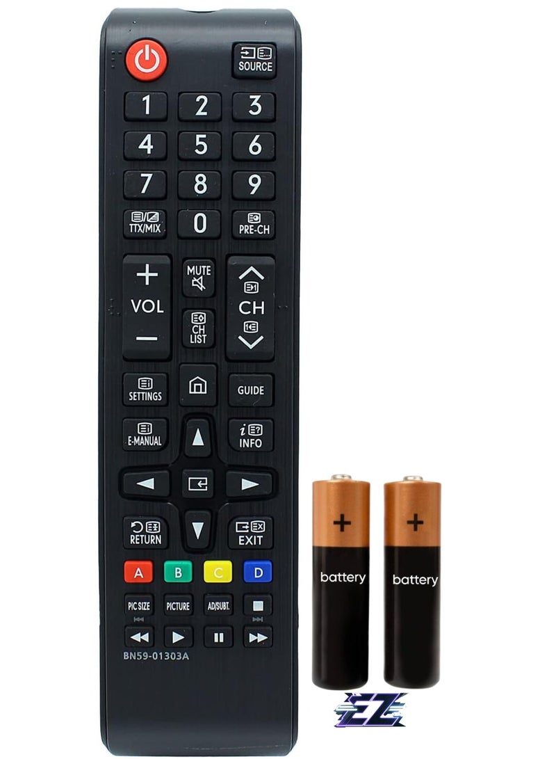 ELTRAZONE BN59-01303A Remote Control Replacement for Samsung TV NU7100 UA43NU7100 UA49NU7100 UA55NU7100 UA65NU7100 UA75NU7100 UA43NU7100W UA49NU7100W 5NU777 10.0W UA65NU7100W UA75NU7100W UA43NU7100WXXY with battery - Image 1