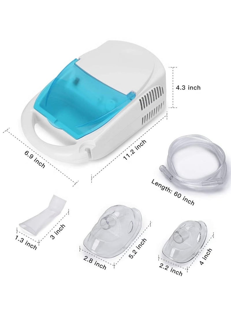 iCare Portable Household Nebulizer Compressor Machine For Adults And Kids Personal Steam Atomizer For Daily Home Use And Travel With Accessories - Image 5