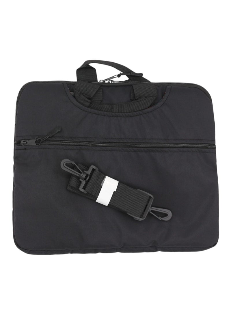 غريبو للحقائب حقيبة لابتوب موديل 3 مقاس 14 بوصة لون أسود سادة - Image 3
