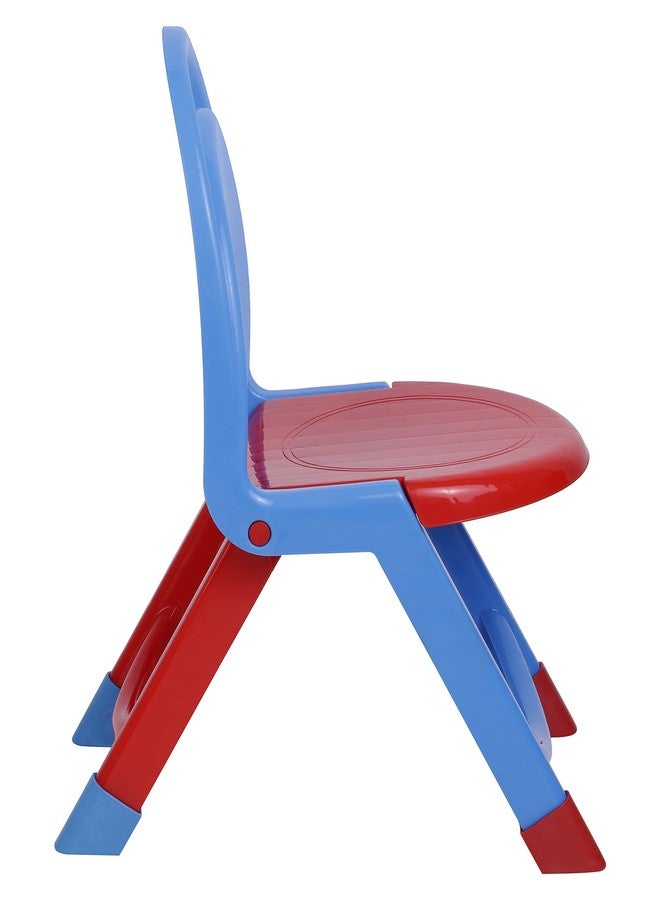 Nabhya Sturdy Kids Foldable Chair with Back Support Strong and Durable Plastic Chair for Kids(Weight Capacity 80 Kg Can Be Use by Adult Also) (Red) - Image 3
