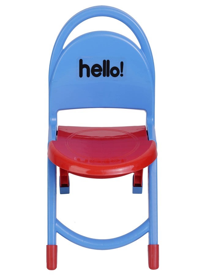 Nabhya Sturdy Kids Foldable Chair with Back Support Strong and Durable Plastic Chair for Kids(Weight Capacity 80 Kg Can Be Use by Adult Also) (Red) - Image 5