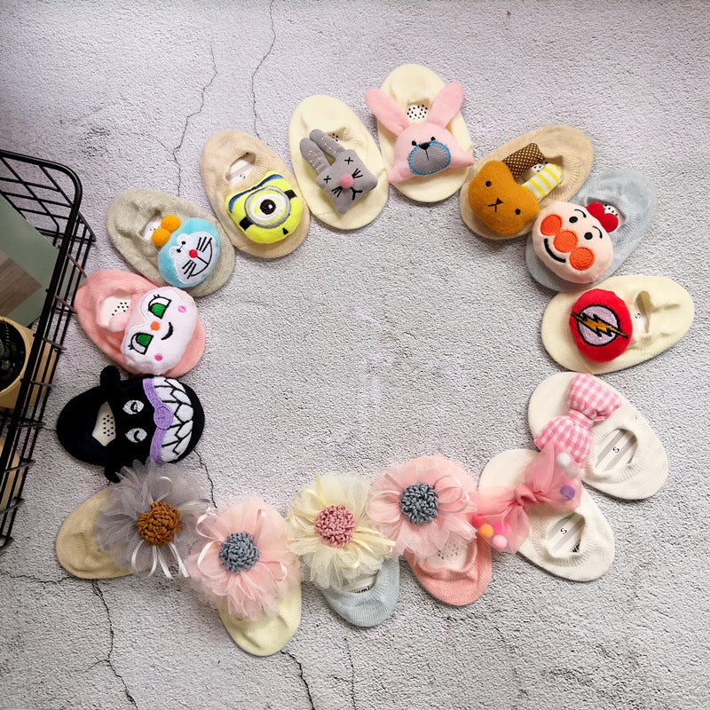 Baby Floor Socks 2023 Children'S Dispensing Socks Spring And Baby Anti-Slip Socks Three-Dimensional Cartoon Boat Socks - Image 3