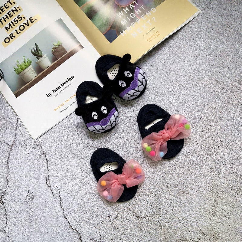 Baby Floor Socks 2023 Children'S Dispensing Socks Spring And Baby Anti-Slip Socks Three-Dimensional Cartoon Boat Socks - Image 5