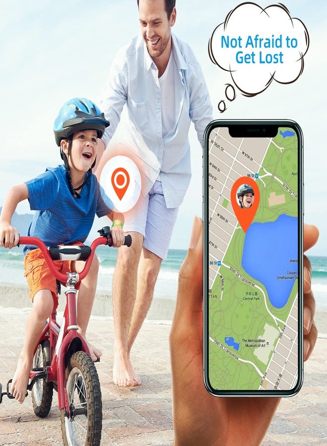 متوافق مع سوار Apple AirTag للأطفال، سوار معصم AirTag من النايلون المموه، حافظة واقية لحامل جهاز تتبع AirTag GPS، سوار ساعة قابل للتعديل مضاد للضياع للأطفال الصغار وكبار السن (أخضر) - Image 5