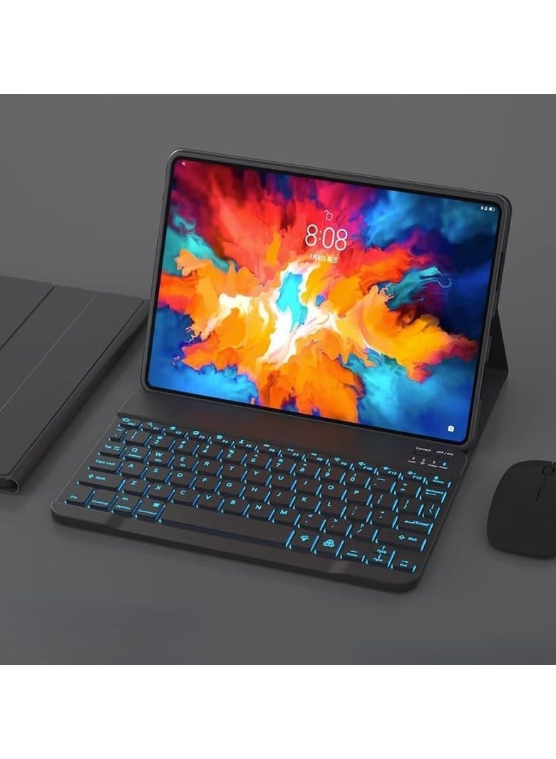 Backlit Keyboard Case Compatible with Lenovo Tab M11 11 Inch/Xiaoxin Pad 2024 Case, Detachable Wireless Slim Leather Smart Cover Mouse - Image 1