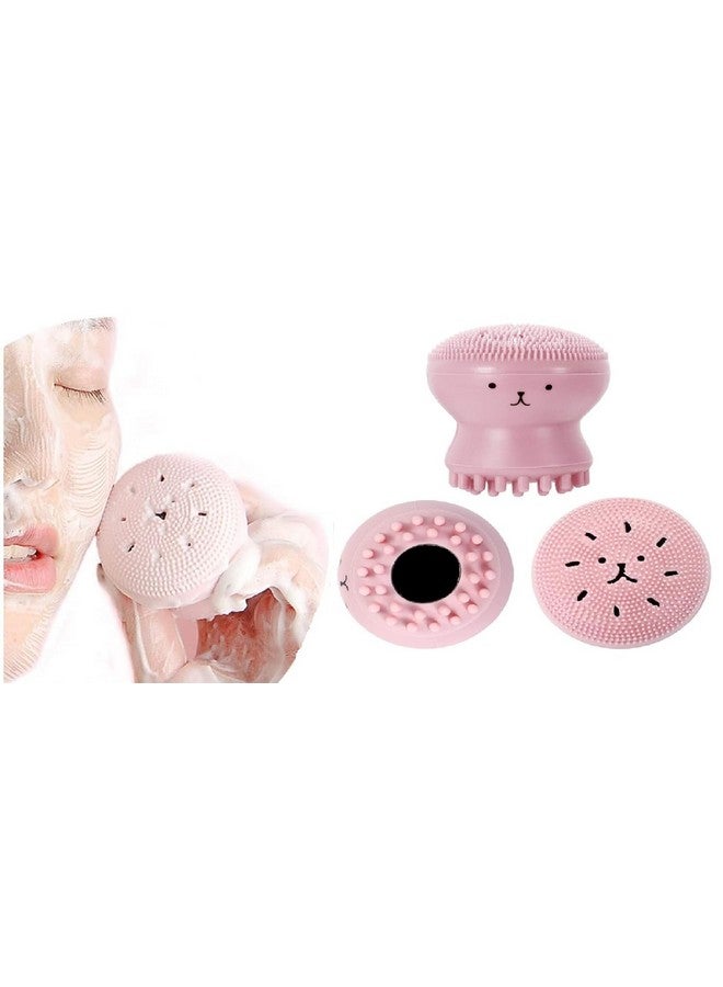 ARUP Octopus Face Wash Silicone Brush Scrubber for Bathing and Face cleansing Use for Kids and Adults - Image 2