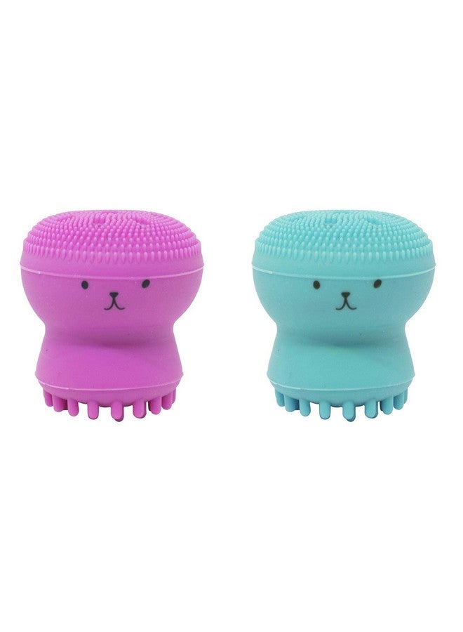 ARUP Octopus Face Wash Silicone Brush Scrubber for Bathing and Face cleansing Use for Kids and Adults - Image 1