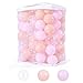 STARBOLO Ball Pit Balls for Toddlers 100pcs Crush Proof Plastic Childrens Toy Balls Pink Ocean Balls for Birthday Party Games Pool22Inch - Image 2