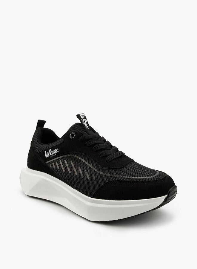لي كوبر أحذية رياضية رجالية برباط ولسان سحب - Image 3