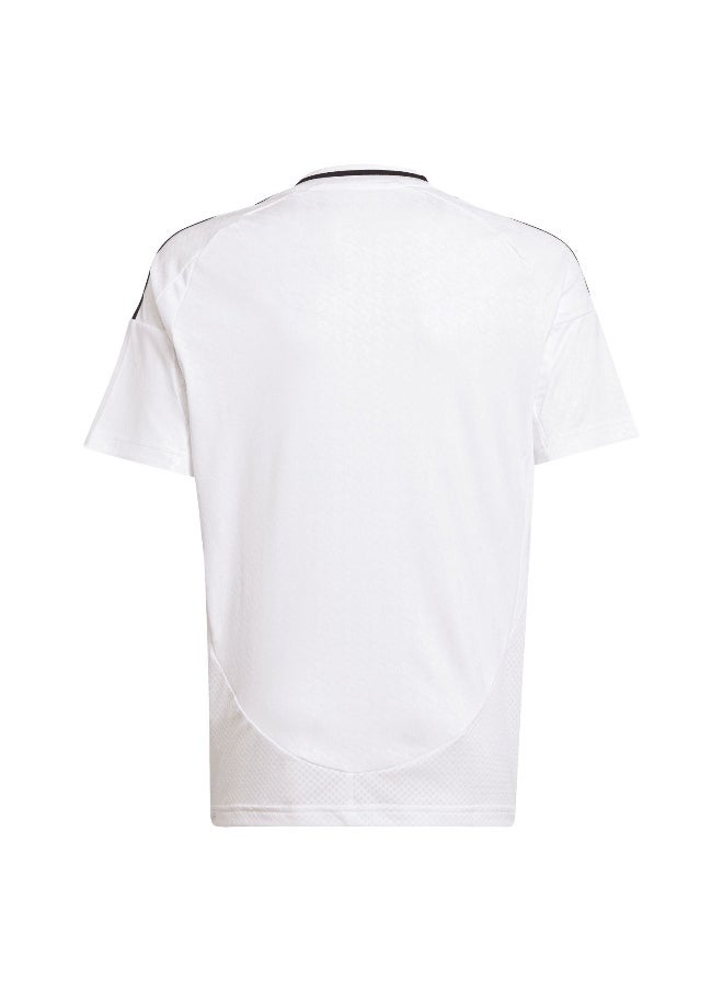 Adidas Adidas Real H Jsy Y White Football Jerseys For Boys 128  - Image 3