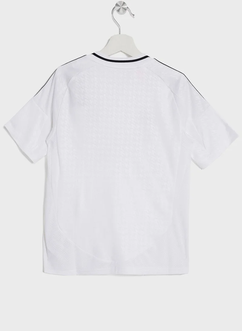 اديداس قمصان كرة قدم بيضاء للأولاد