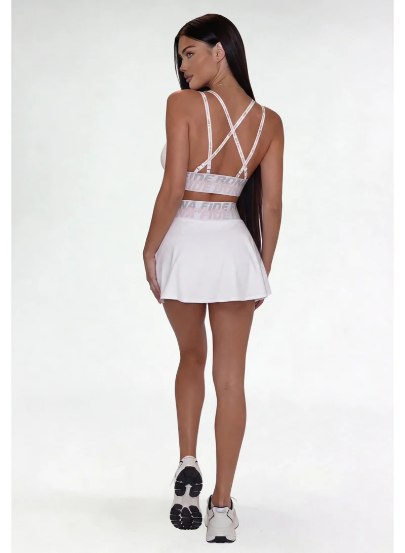 Bona Fide  Breeze Cloud Dancer High Waist Biker Gym Shorts for Women for Women | Best Price UAE