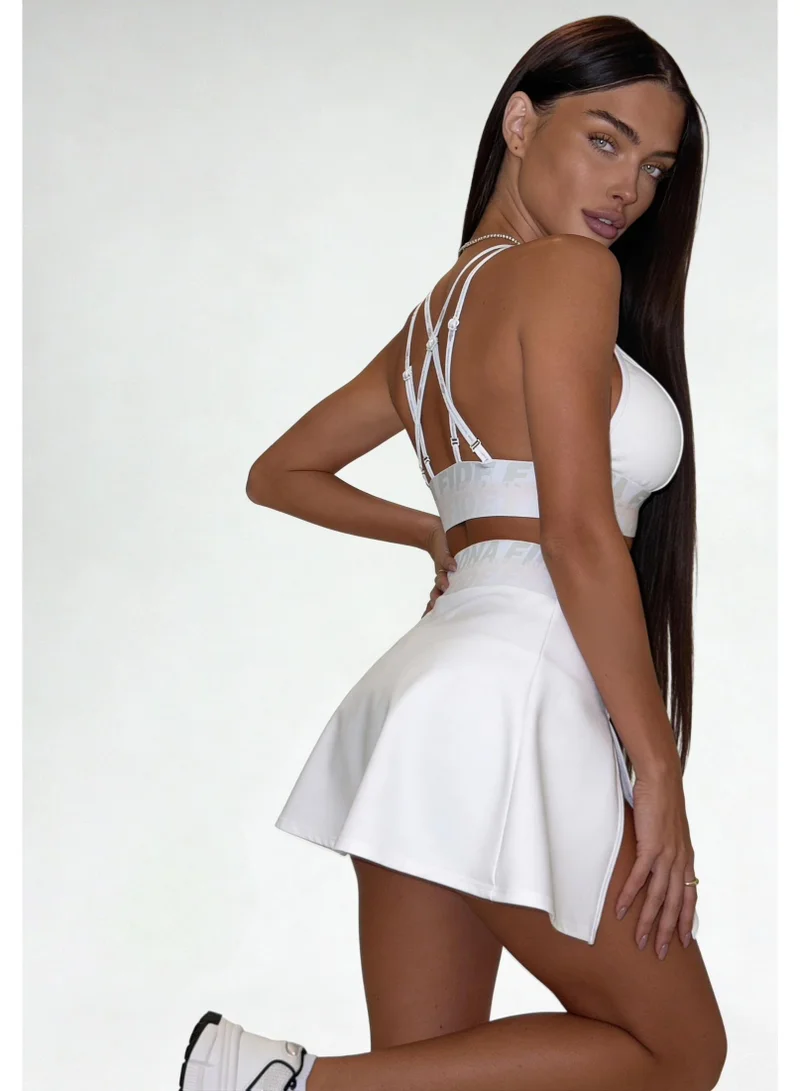 Bona Fide  Breeze Cloud Dancer High Waist Biker Gym Shorts for Women for Women | Best Price UAE