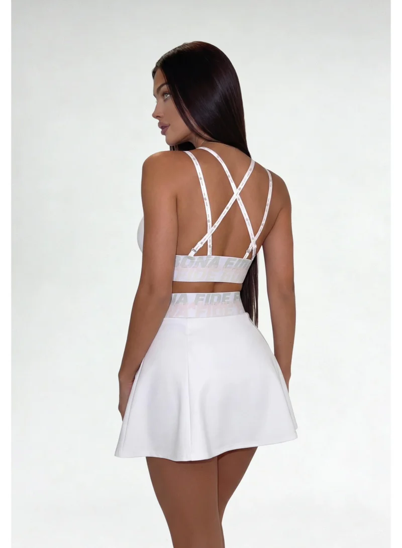 Bona Fide  Breeze Cloud Dancer High Waist Biker Gym Shorts for Women for Women | Best Price UAE