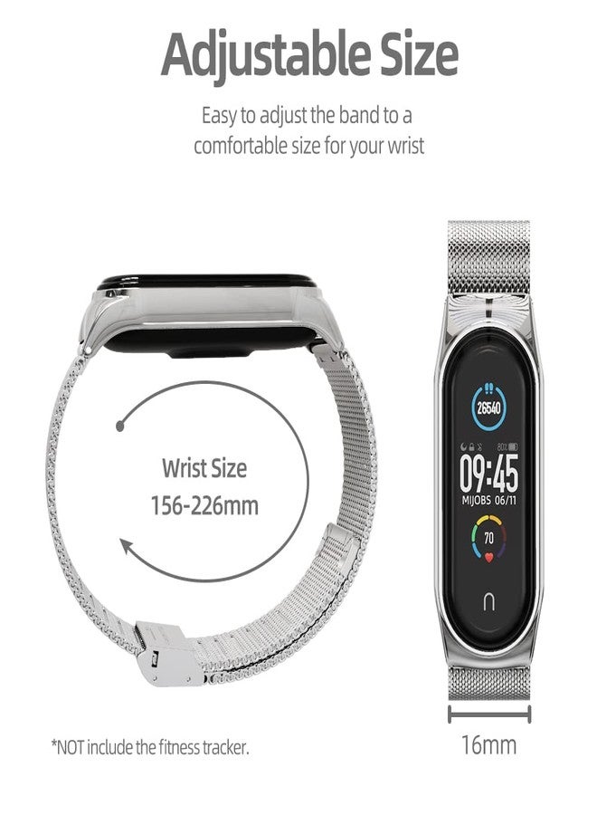MIJOBS Strap for Xiaomi Mi Band 5 Mi Band 6 Breathable Replacement Strap for Band 4/Mi Band 3 Smartwatch Straps Wristband Bracelet for Women Men - Image 5