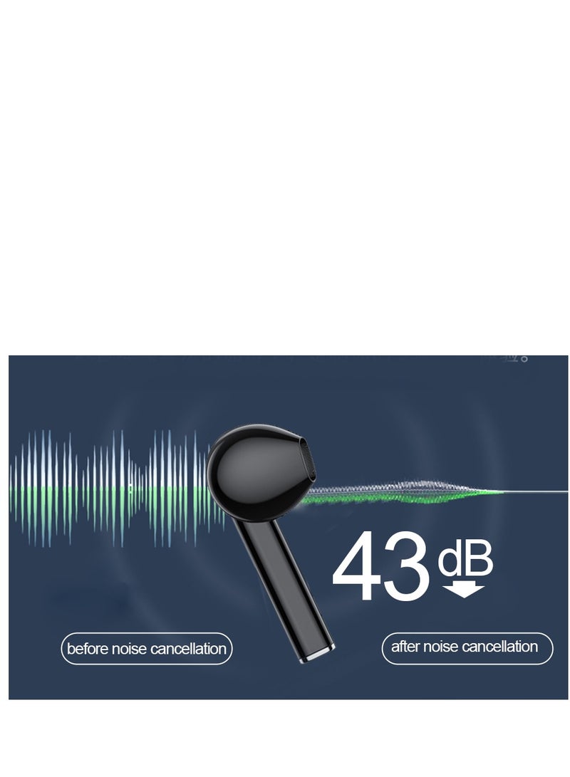 Awei AWEI T26 Pro Earbuds Bluetooth, Noise Cancelling Headphones True Wireless with Built-in Microphone (Black)  - Image 5