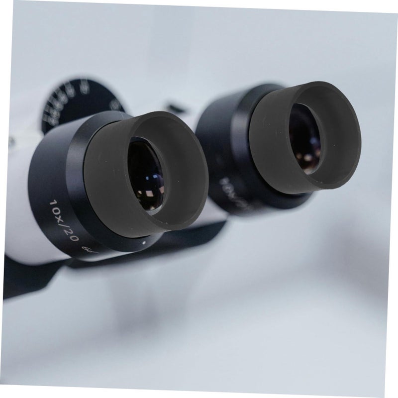 COHEALI 2pcs Microscope Eyepiece Shield Reusable Scope Caps Flip Up - Image 4