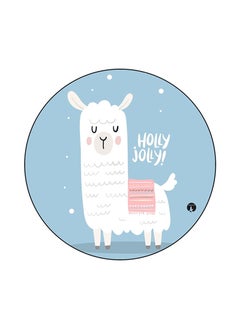 A Llama Mouse Pad Blue