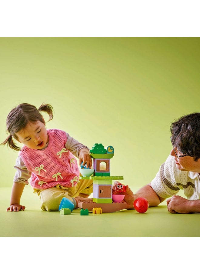 LEGO - DUPLO My First Balancing & Stacking Tree, Educational Toys for 1.5 Plus Year Old Boys & Girls, Toddler Learning Set with 2 Bird Figures Encourages Creative Play, 10440 (27 pieces) - Image 1