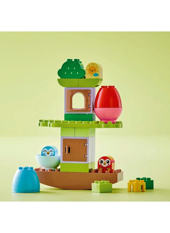 LEGO - DUPLO My First Balancing & Stacking Tree, Educational Toys for 1.5 Plus Year Old Boys & Girls, Toddler Learning Set with 2 Bird Figures Encourages Creative Play, 10440 (27 pieces) - Image 1