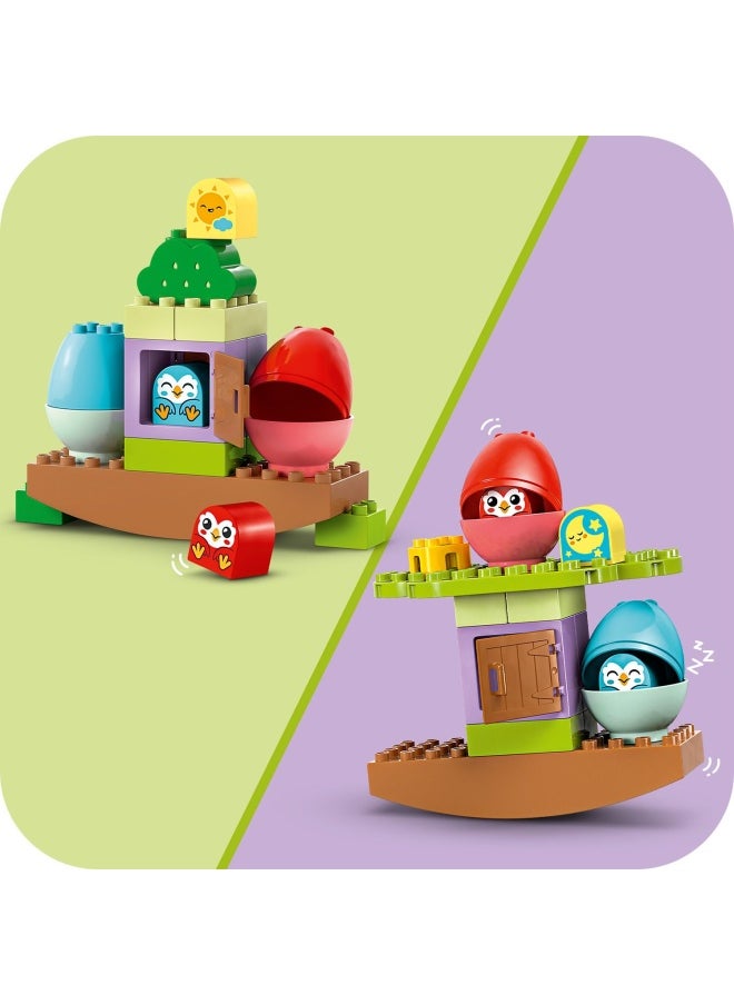 LEGO - DUPLO My First Balancing & Stacking Tree, Educational Toys for 1.5 Plus Year Old Boys & Girls, Toddler Learning Set with 2 Bird Figures Encourages Creative Play, 10440 (27 pieces) - Image 1