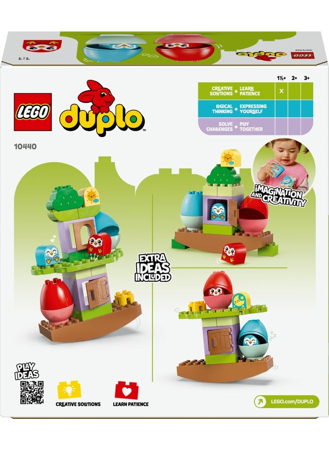 LEGO - DUPLO My First Balancing & Stacking Tree, Educational Toys for 1.5 Plus Year Old Boys & Girls, Toddler Learning Set with 2 Bird Figures Encourages Creative Play, 10440 (27 pieces) - Image 1